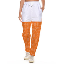 Load image into Gallery viewer, All-Over Print Women&#39;s Casual Pants 246 orange pumpkins, print
