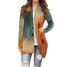 Load image into Gallery viewer, All-Over Print Women&#39;s Cardigan With Long Sleeve 198
