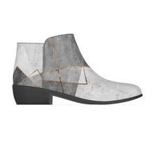 Load image into Gallery viewer, Men&#39;s Fashion Boots gray with gold print, 65
