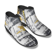 Load image into Gallery viewer, Men&#39;s Fashion Boots gold, and gray with white theme, 59
