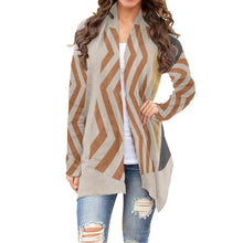 Load image into Gallery viewer, All-Over Print Women&#39;s Cardigan With Long Sleeve 188
