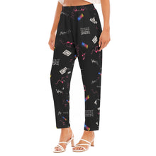 Load image into Gallery viewer, All-Over Print Women&#39;s Loose Straight-leg Pants music lovers
