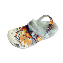 Load image into Gallery viewer, MC #3 Men&#39;s Classic Clogs with Fleece motorcycle print
