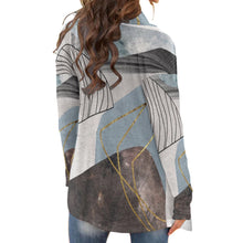 Load image into Gallery viewer, All-Over Print Women&#39;s Cardigan With Long Sleeve 184
