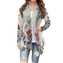 Load image into Gallery viewer, All-Over Print Women&#39;s Cardigan With Long Sleeve 197
