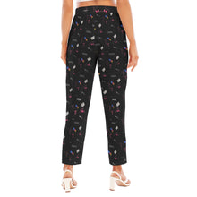 Load image into Gallery viewer, All-Over Print Women&#39;s Loose Straight-leg Pants music lovers
