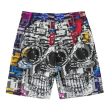 Load image into Gallery viewer, All-Over Print Men‘s Beach Shorts With Lining summer vibes skull colorful print
