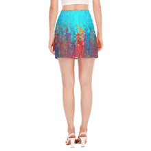 Load image into Gallery viewer, All-Over Print Women&#39;s Side Split Hip Skirt summer vibes
