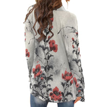 Load image into Gallery viewer, All-Over Print Women&#39;s Cardigan With Long Sleeve 197
