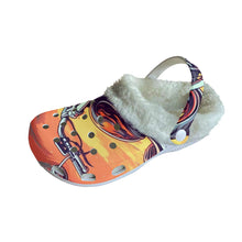 Load image into Gallery viewer, Mc#1 Men&#39;s Classic Clogs with Fleece motorcycle print
