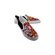 Load image into Gallery viewer, Men&#39;s Slip On Sneakers jaxs4 skull print
