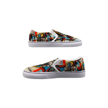 Load image into Gallery viewer, So#50 Men&#39;s Slip On Sneakers, motorcycle print
