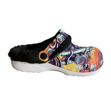 Load image into Gallery viewer, Mc#1 Men&#39;s Classic Clogs with Fleece motorcycle print
