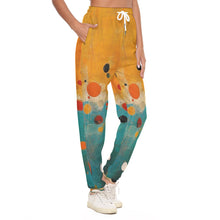 Load image into Gallery viewer, All-Over Print Women&#39;s Casual Pants 252 abstract, circles, print
