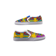 Load image into Gallery viewer, Women&#39;s Slip On Sneakers 220 books, theme, print
