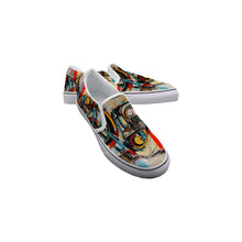 Load image into Gallery viewer, So#50 Men&#39;s Slip On Sneakers, motorcycle print
