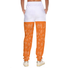 Load image into Gallery viewer, All-Over Print Women&#39;s Casual Pants 246 orange pumpkins, print
