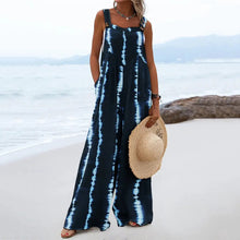 Load image into Gallery viewer, Summer Printed Sleeveless Loose Casual Sling Wide Leg for Women Jumpsuit
