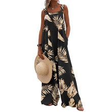 Load image into Gallery viewer, Summer Printed Sleeveless Loose Casual Sling Wide Leg for Women Jumpsuit
