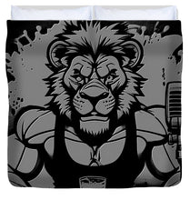 Load image into Gallery viewer, Leo - Duvet Cover lion podcaster
